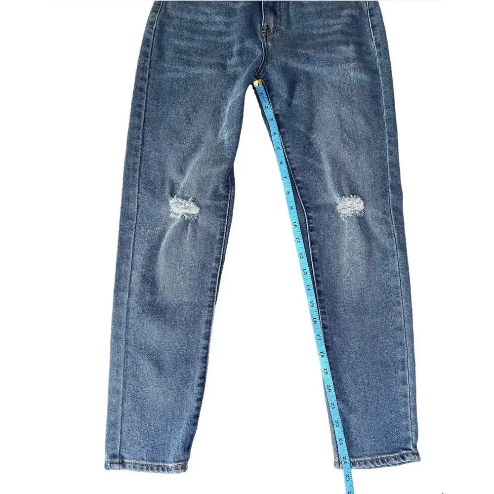 Levi's Girls Silver Tab Mini Mom High Rise Medium Wash Jeans Size 12 - EUC - Picture 9 of 12